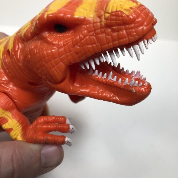 Matchbox Action Figure Dino Adventures Mega Rig Orange Tyrannosaurus T Rex - Picture 6 of 9